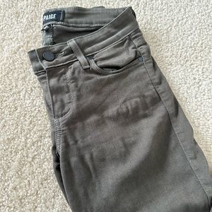 Paige Denim Verdugo Ultra Skinny Jean (Pine Green)
